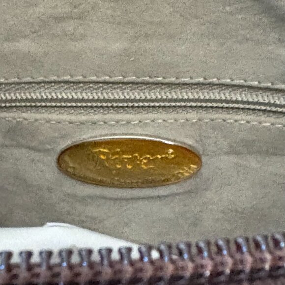 Auth RIVER Brand Genuine Caiman Crocodile Messenger Crossbody Bag SET...GORGEOUS - Picture 7 of 11